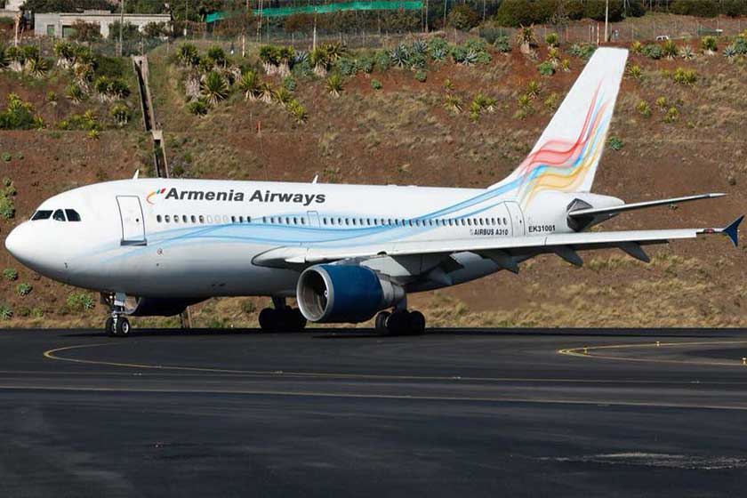 افزایش بار مجاز سافر در پروازهای ایرآرمنیا